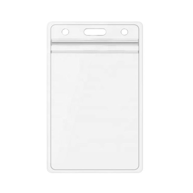 Clear Plastic ID Card Holder