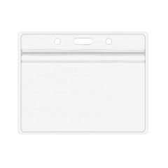 Clear Plastic ID Card Holder