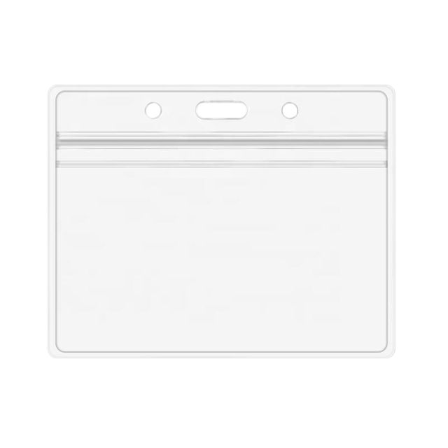 Clear Plastic ID Card Holder
