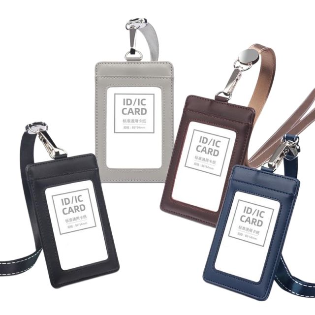 Leather ID Card Holder