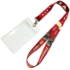 Clear Plastic ID Card Holder