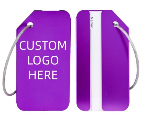 Custom Aluminum Luggage Tag with Name Card