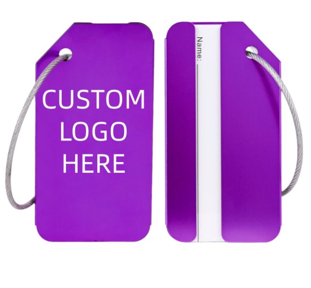 Custom Aluminum Luggage Tag with Name Card