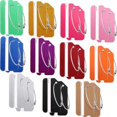 Custom Aluminum Luggage Tag with Name Card