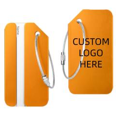 Custom Aluminum Luggage Tag with Name Card