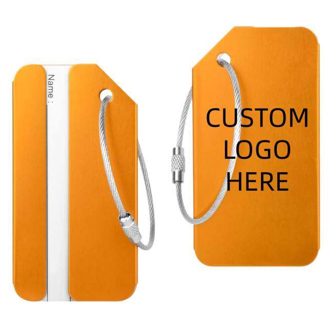 Custom Aluminum Luggage Tag with Name Card