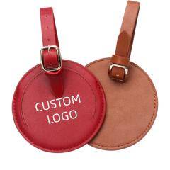 Custom Leather Luggage Tags