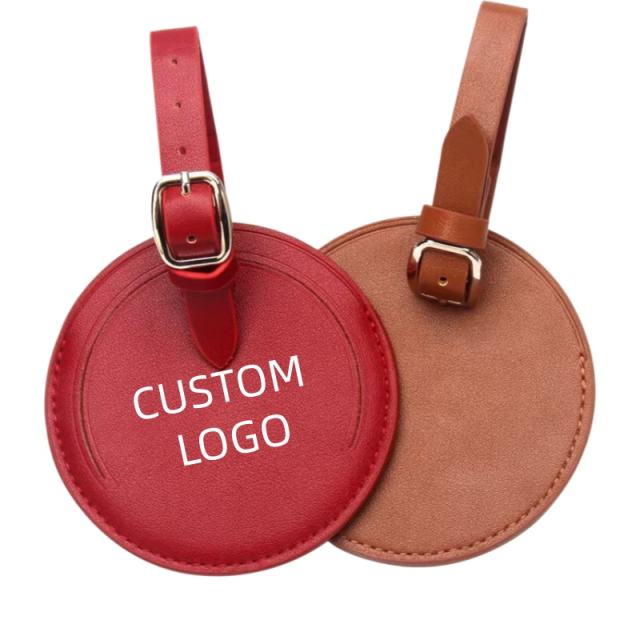 Custom Leather Luggage Tags