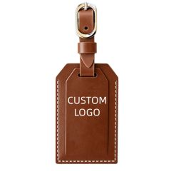 Custom Leather Luggage Tags