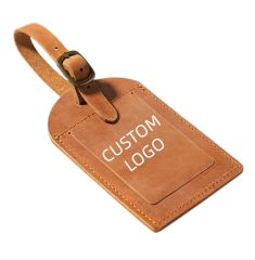 Custom Leather Luggage Tags