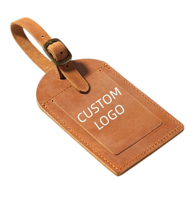 Custom Leather Luggage Tags