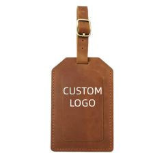 Custom Leather Luggage Tags