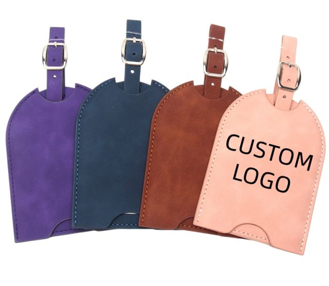 Custom Leather Luggage Tags