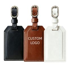 Custom Leather Luggage Tags