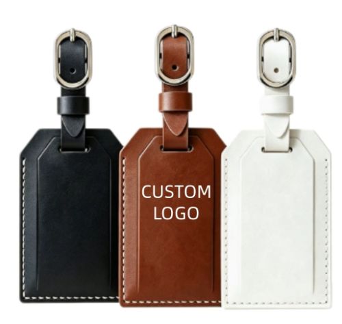 Custom Leather Luggage Tags