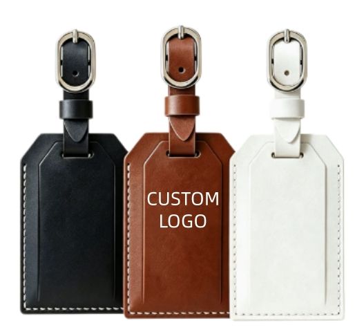 Custom Leather Luggage Tags