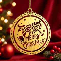 Custom Gold Brass Ornaments