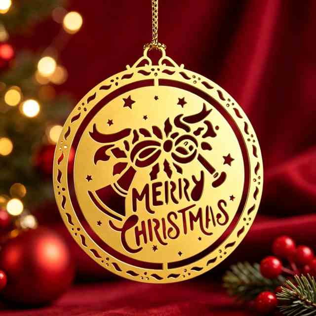 Custom Gold Brass Ornaments