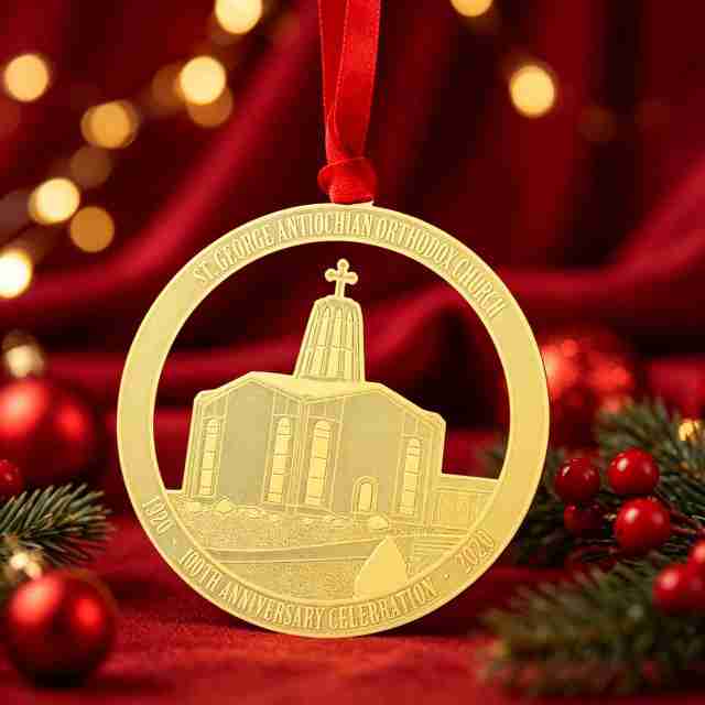 Custom Gold Brass Ornaments