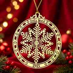 Custom Gold Brass Ornaments