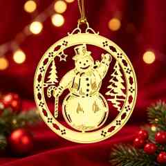 Custom Gold Brass Ornaments