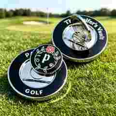 Fully Custom Poker Chip Golf Ball Markers