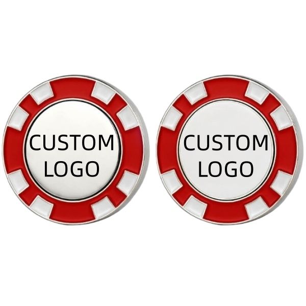 Semi-Custom Poker Chip Golf Ball Markers