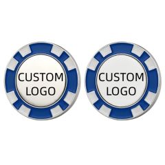 Semi-Custom Poker Chip Golf Ball Markers