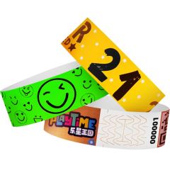 Custom Full Color Printed Tyvek Wristbands