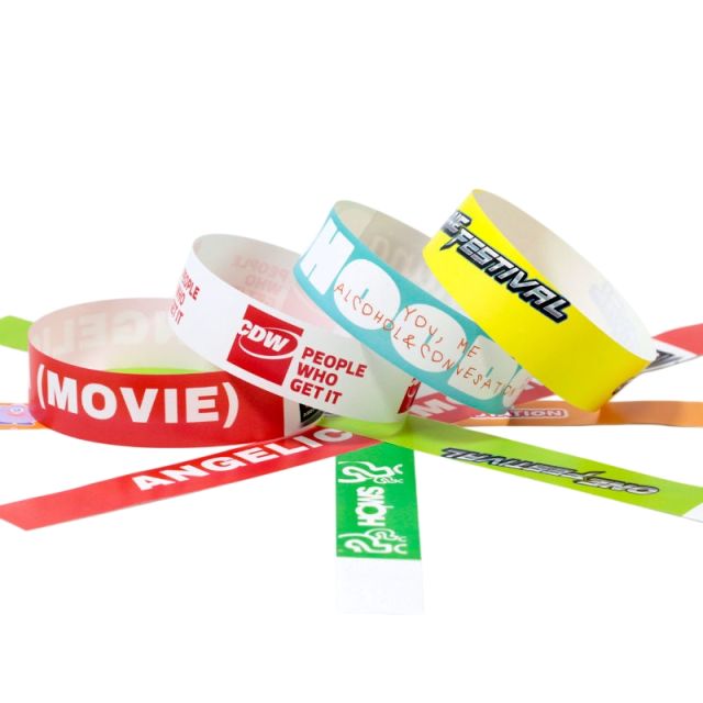 Custom Full Color Printed Tyvek Wristbands