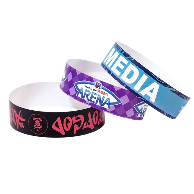 Custom Full Color Printed Tyvek Wristbands
