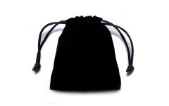 Black Velvet Pouch