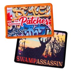 CUSTOM SUBLIMATION PRINTED PATCHES