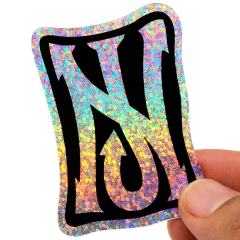CUSTOM GLITTER STICKERS