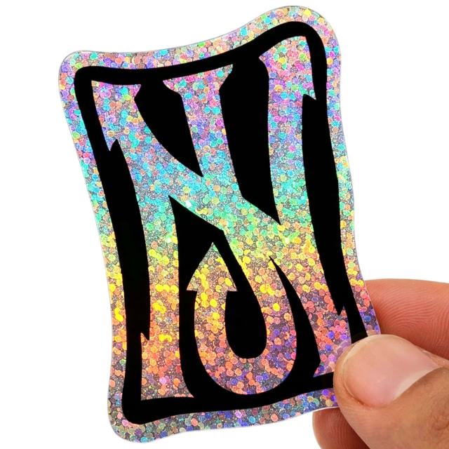 CUSTOM GLITTER STICKERS