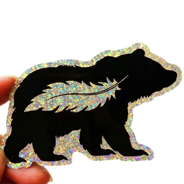 CUSTOM GLITTER STICKERS
