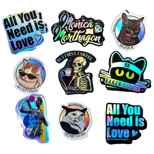 CUSTOM HOLOGRAPHIC STICKERS