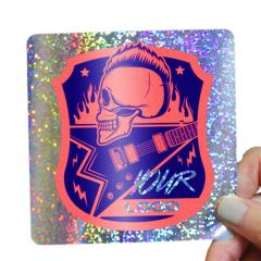 CUSTOM GLITTER STICKERS