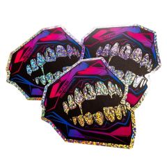 CUSTOM GLITTER STICKERS
