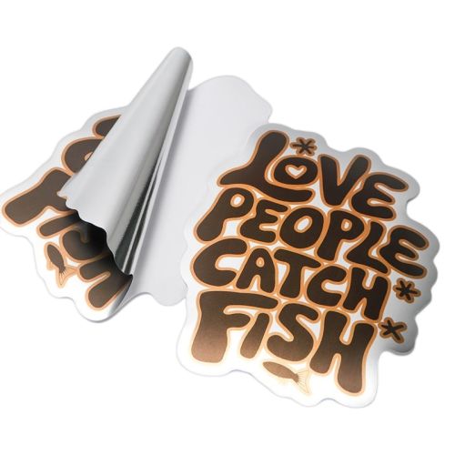 CUSTOM METALLIC STICKERS