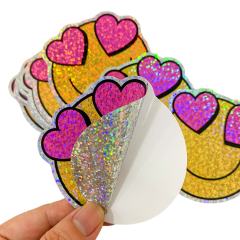CUSTOM GLITTER STICKERS