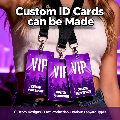 Custom Polyester Lanyards (Custom ID Cards Optional)