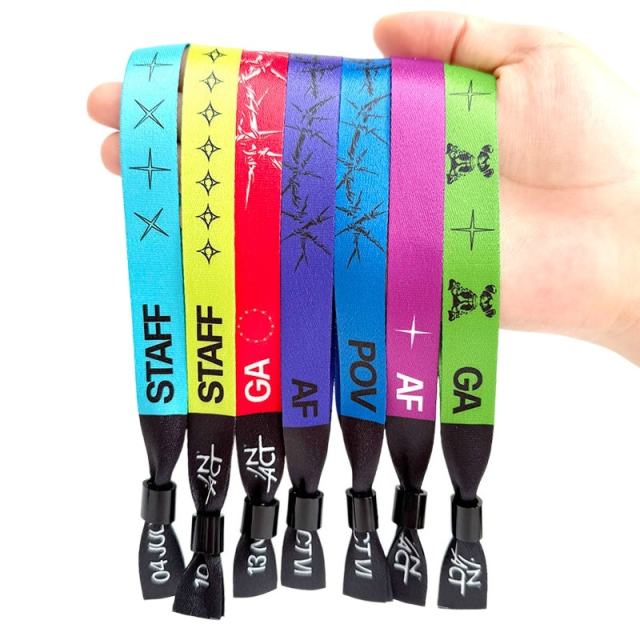 Custom Sublimation Printed Cloth Wristbands