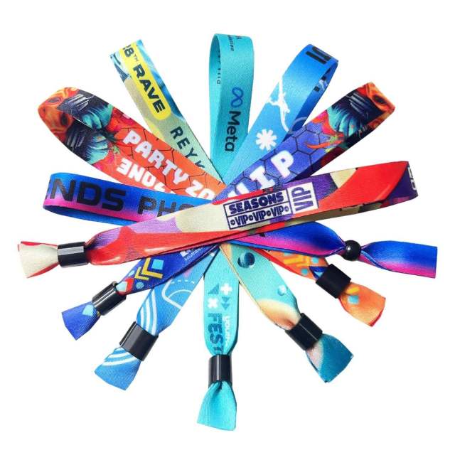 Custom Sublimation Printed Cloth Wristbands
