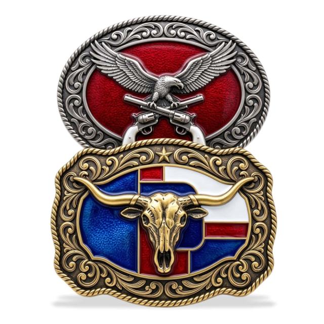 Custom Antique Belt Buckles