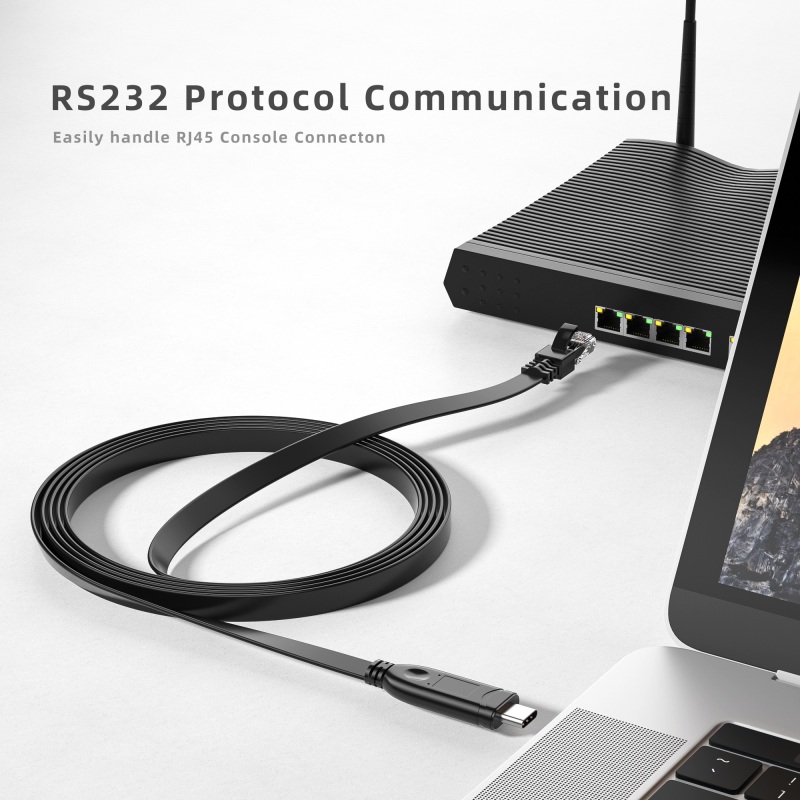 U2RJ45-C | USB-C 转 RJ-45 (RS-232) Console 转换器