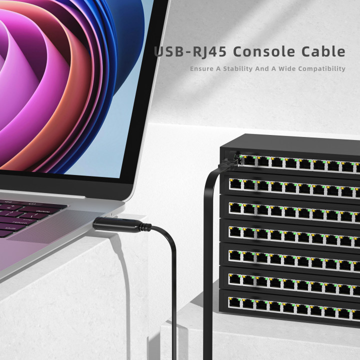 U2RJ45-A |  Câble Console Cisco USB vers RJ45 de 1,8 m