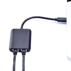 CU200 | USB 3.0 to Dual Port Gigabit Ethernet Adapter NIC w/ USB Port