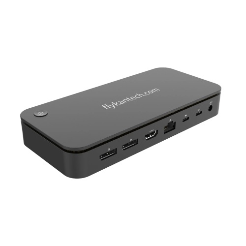 DK1189 | Estación de acoplamiento triple USB tipo C para monitor 4K - DP 1.4 Modo Alt y DSC, 2x DisplayPort 1.4/HDMI 2.0