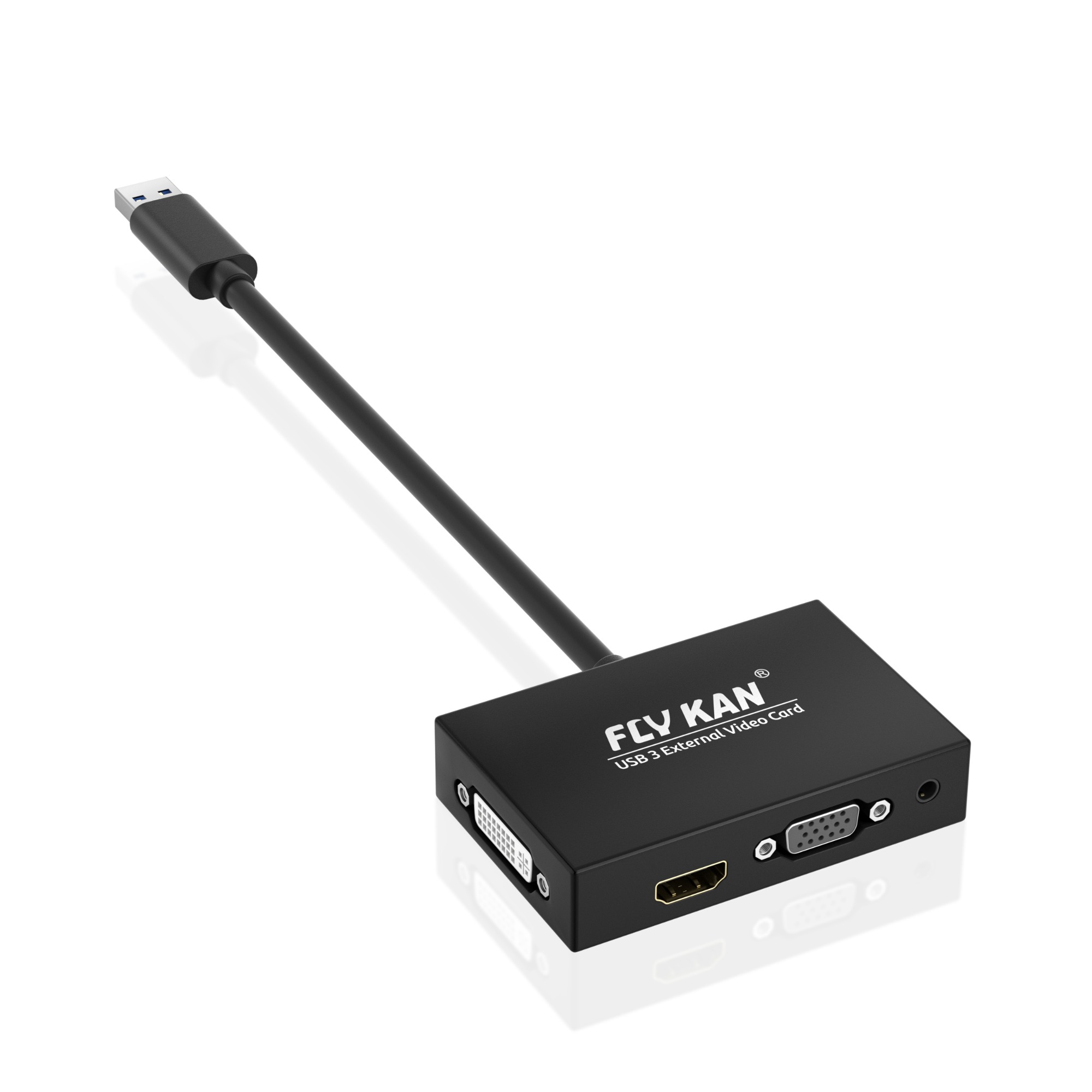 USB 3.0 - HDMI & DVI/VGA変換アダプター／デュアルディスプレイ - HD00009